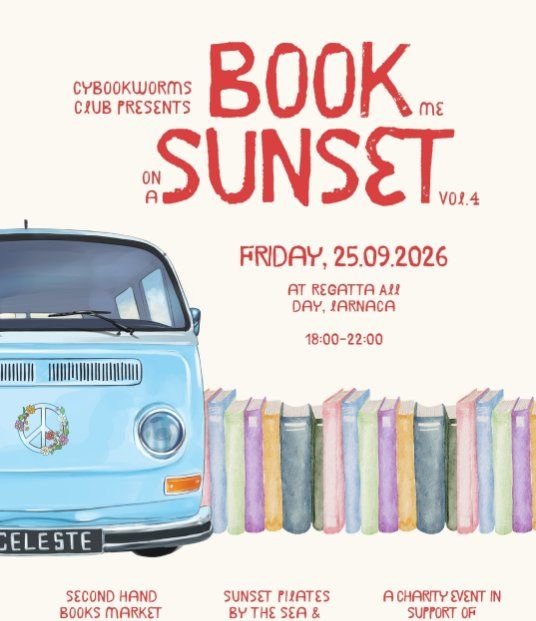 Book Me on a Sunset Vol.4: Charity Book Fair in Larnaca