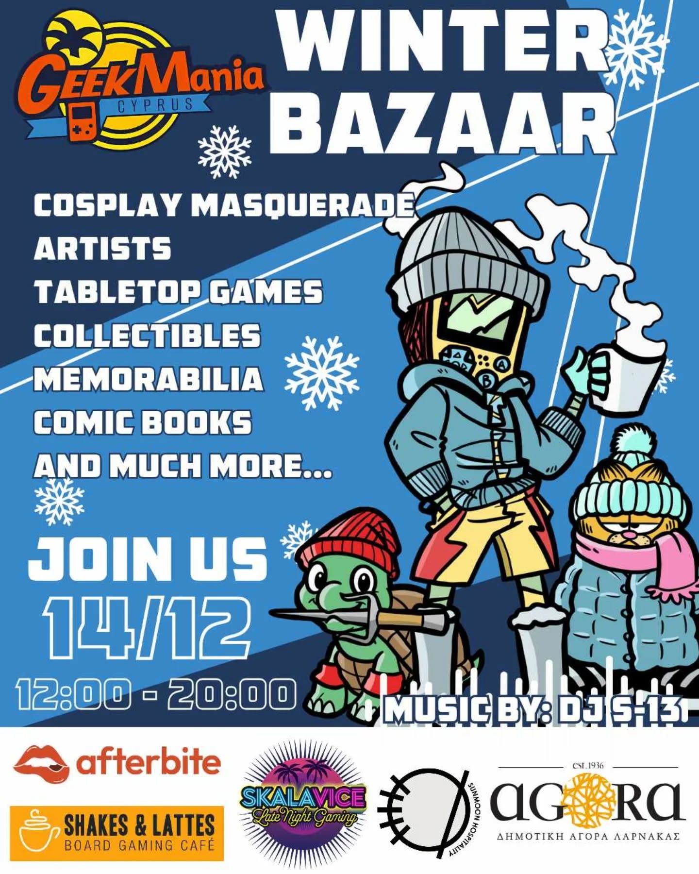GeekMania Winter Bazaar: Cosplay & Collectibles at Larnaca Agora
