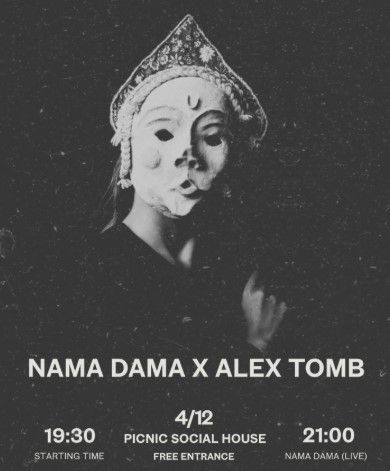 Nama Dama x Alex Tomb: Live Performance & Talk in Nicosia