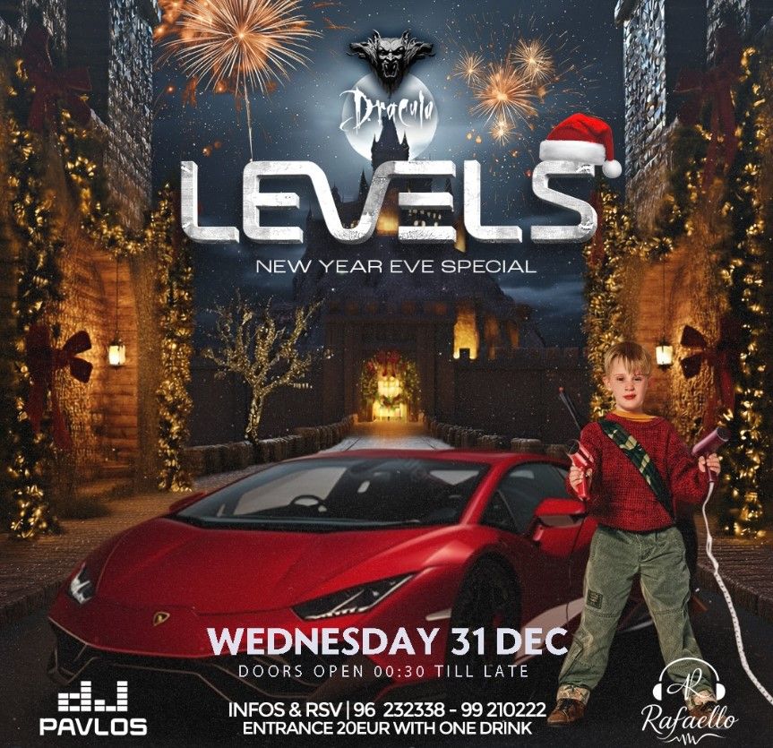 Levels: New Year’s Eve Celebration at Dracula 2025