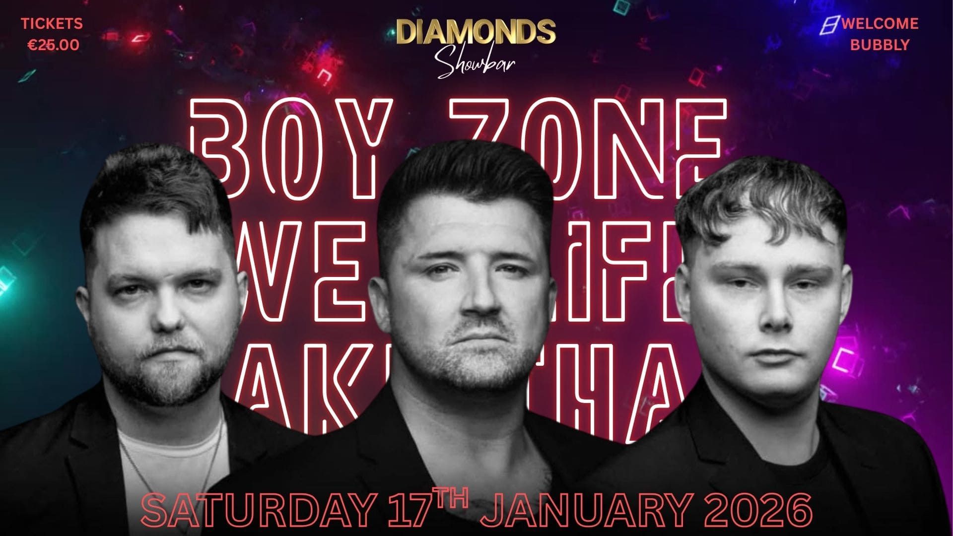 The Ultimate Boyband Tribute: Westlife, Take That & Boyzone in Protaras