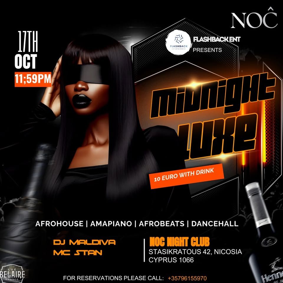 Midnight Luxe: Afrohouse & Amapiano Party in Nicosia