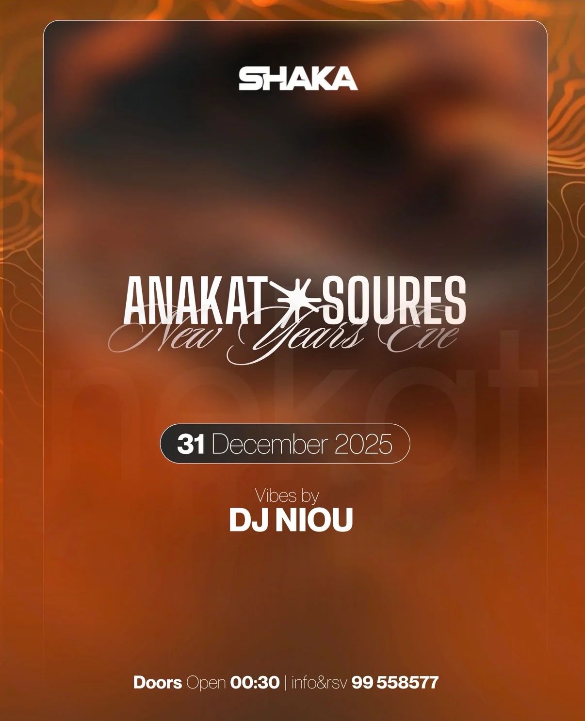 Anakatosoures: NYE Rooftop Party at Shaka