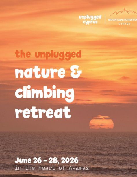 Unplugged Nature & Climbing Retreat: Phone-Free Weekend in Akamas