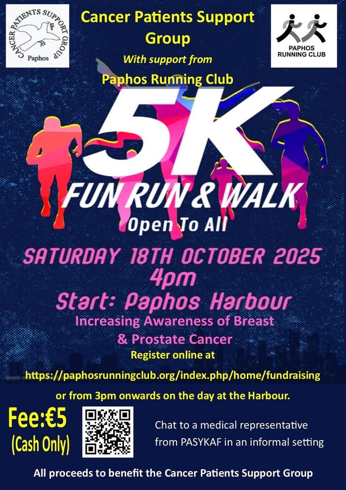 Fun Run & Walk – Charity Event at Paphos Harbour