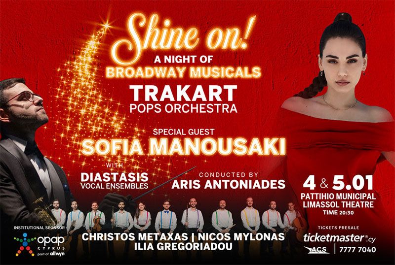 Shine On: A Night of Broadway at Pattihio Limassol