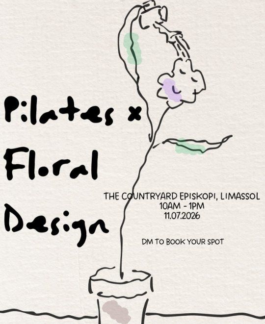 Pilates & Floral Design Morning Workshop in Limassol