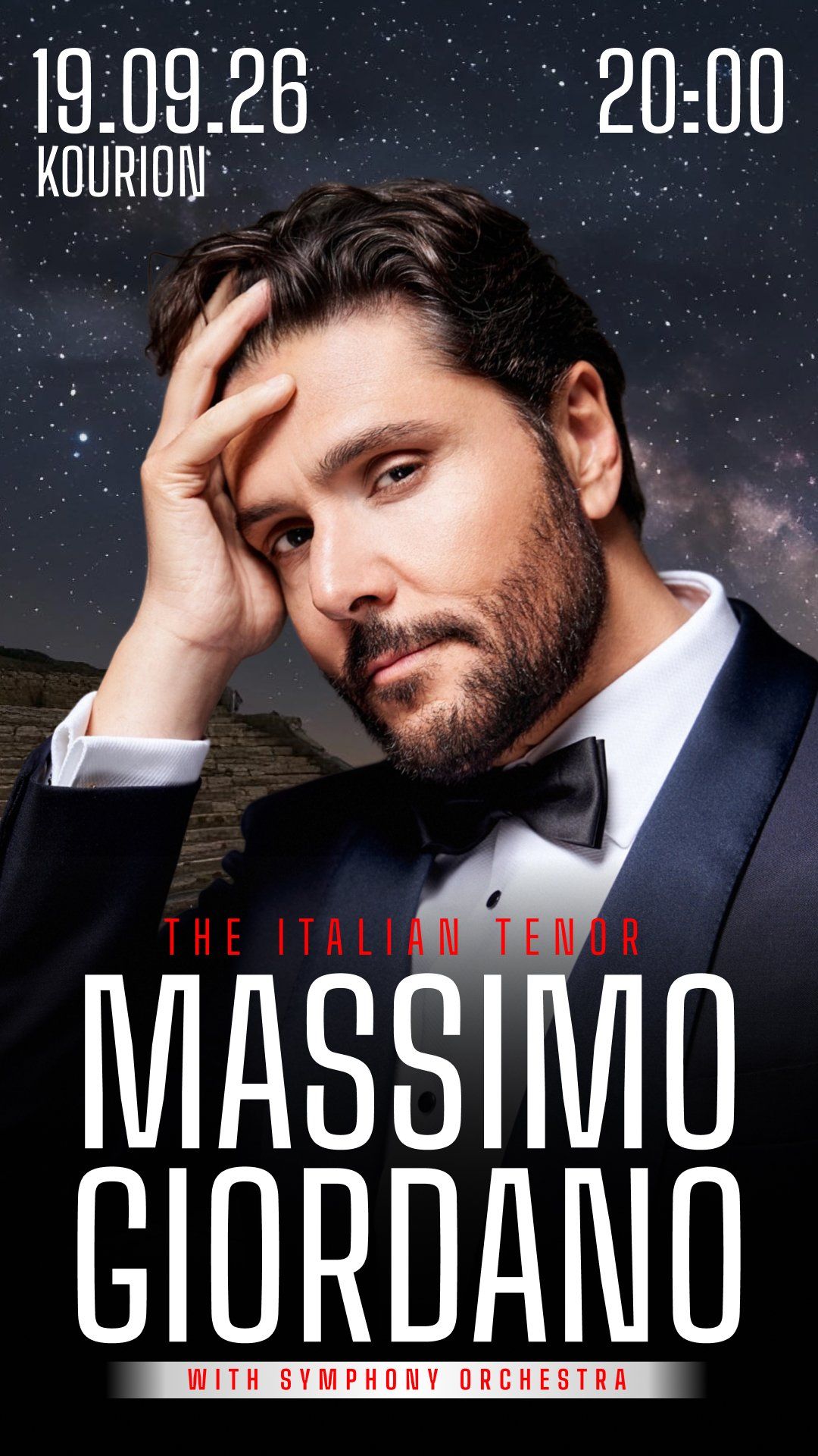 Massimo Giordano Live in Cyprus: Ancient Kourion Concert