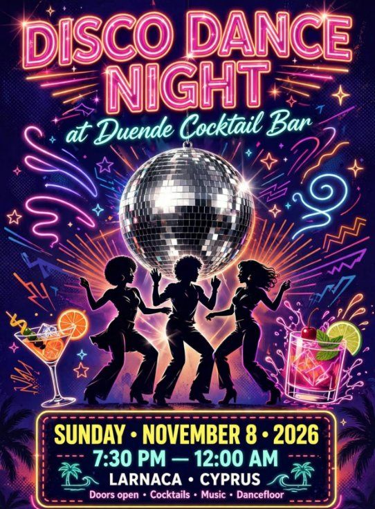 Disco Dance Night in Larnaca