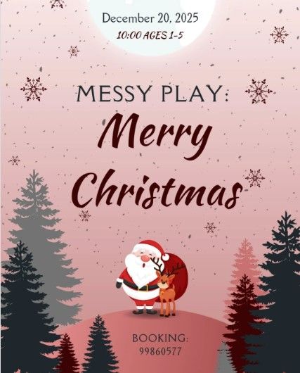 Messy Play: Merry Christmas Workshop in Nicosia