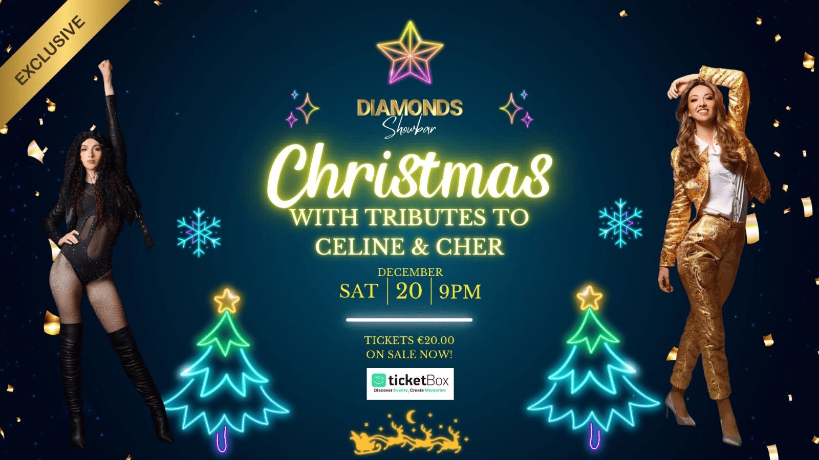 Christmas Party Night: Tributes to Cher & Celine Dion