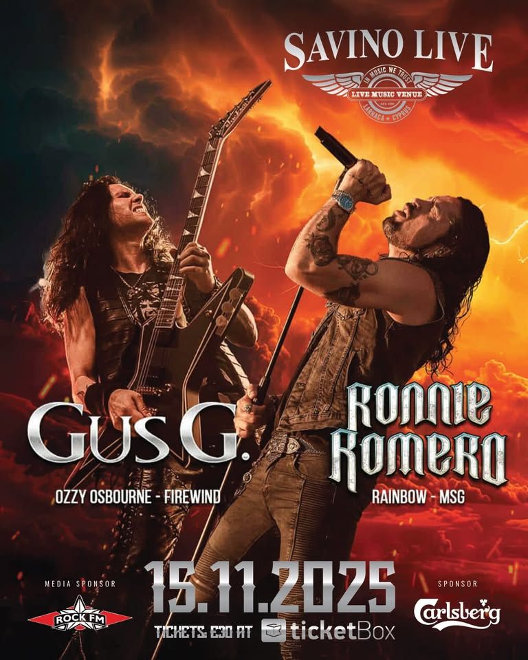 Gus G. & Ronnie Romero Live in Cyprus 2025