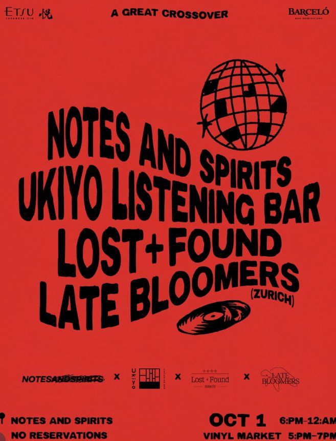 Notes & Ukiyo & Lost + Found & Late Bloomers: Bar Takeover in Nicosia