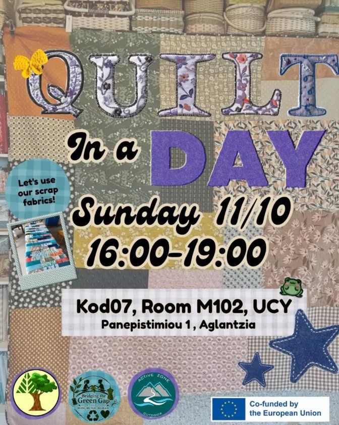 Quilt in a Day: Fabric Upcycling Workshop at UCY