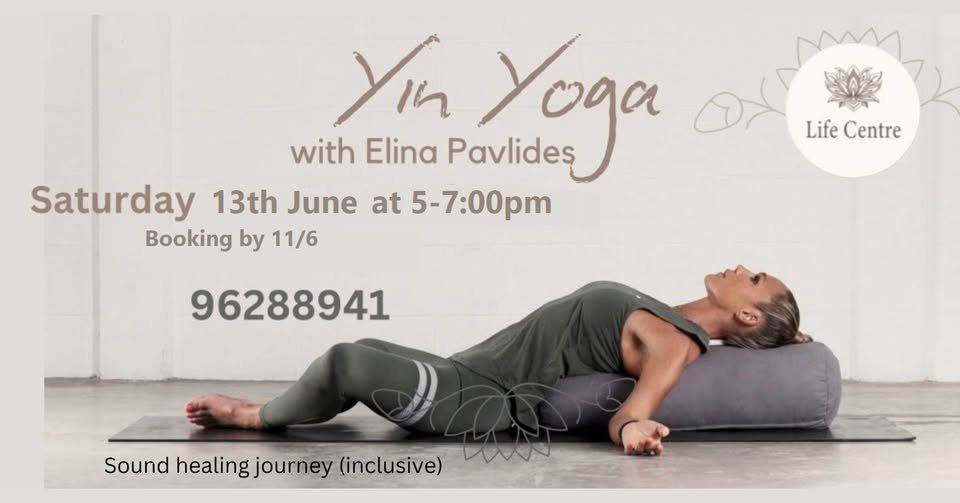 Yin Yoga Workshop: Sound Healing Journey in Nicosia