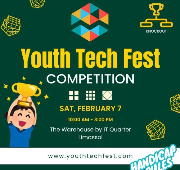 Cubing Handicap Competition: Youth Tech Fest Limassol