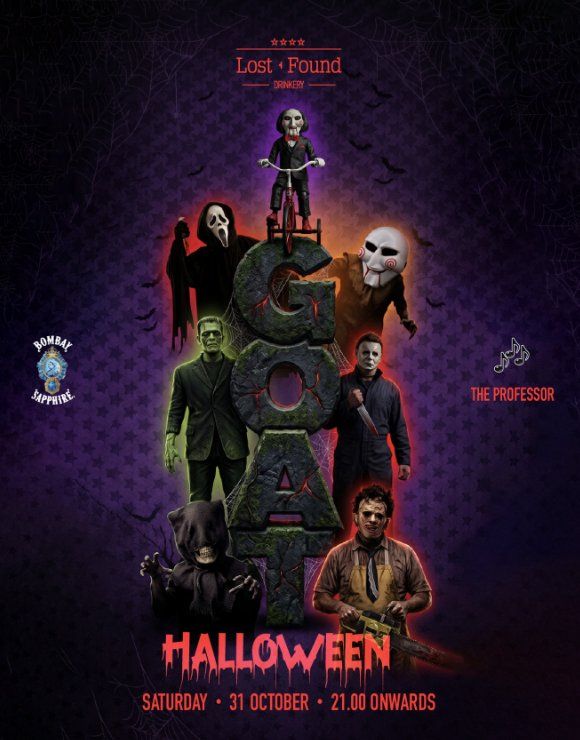 GOAT: Halloween Edition at Lost + Found Drinkery