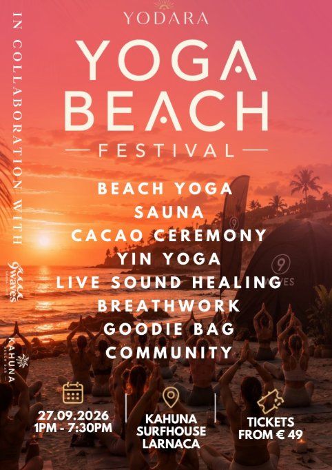 Yoga Beach Festival: Full-Day Wellness Experience in Larnaca