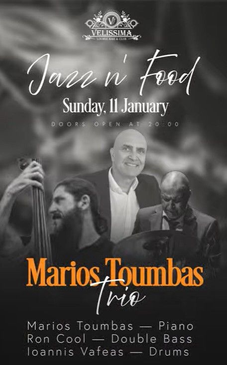 Jazz & Food Night: Live Jazz at Velissima