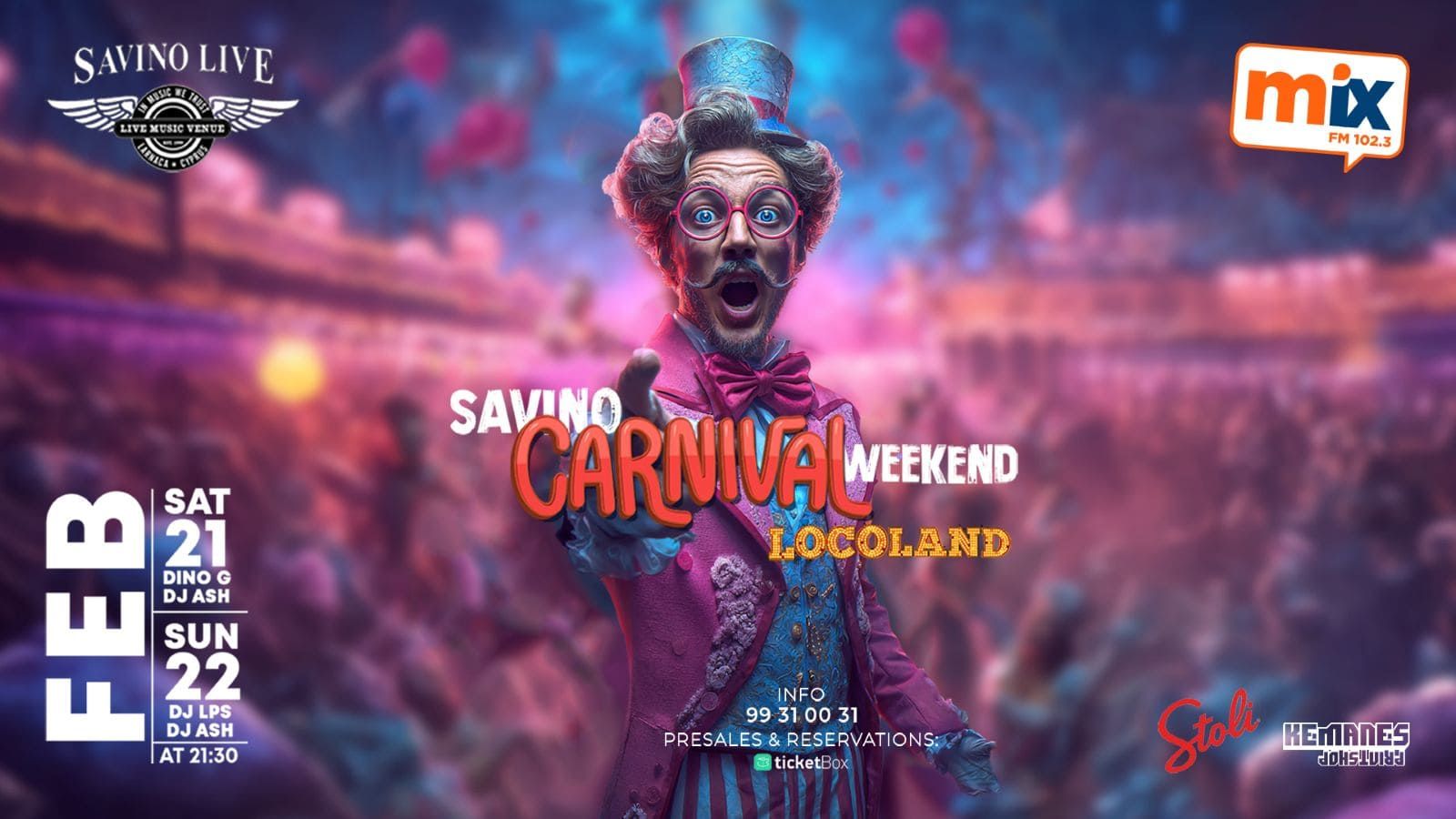 LOCOLAND: Savino Carnival Weekend