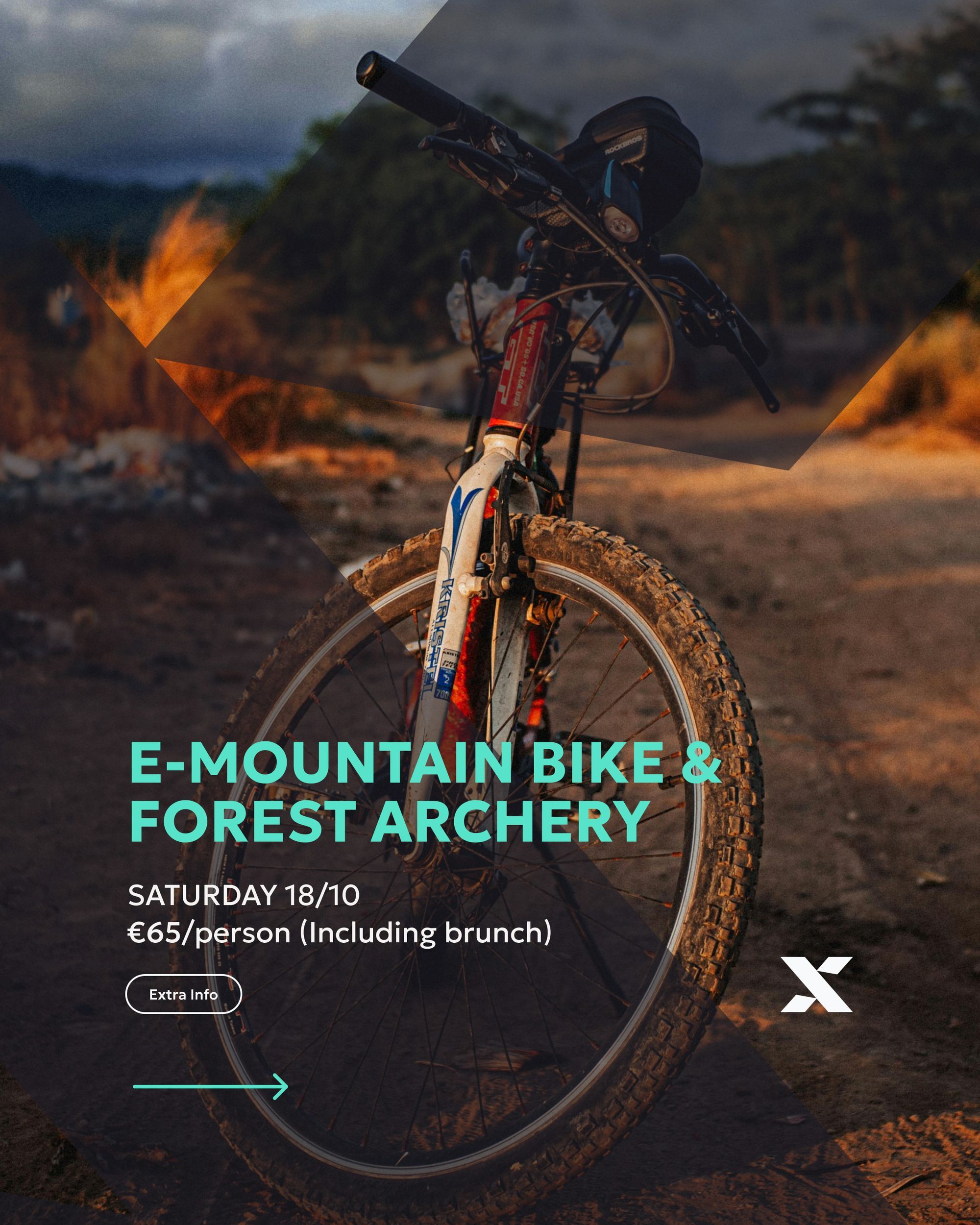 E-Mountain Bike & Forest Archery Adventure in Machairas