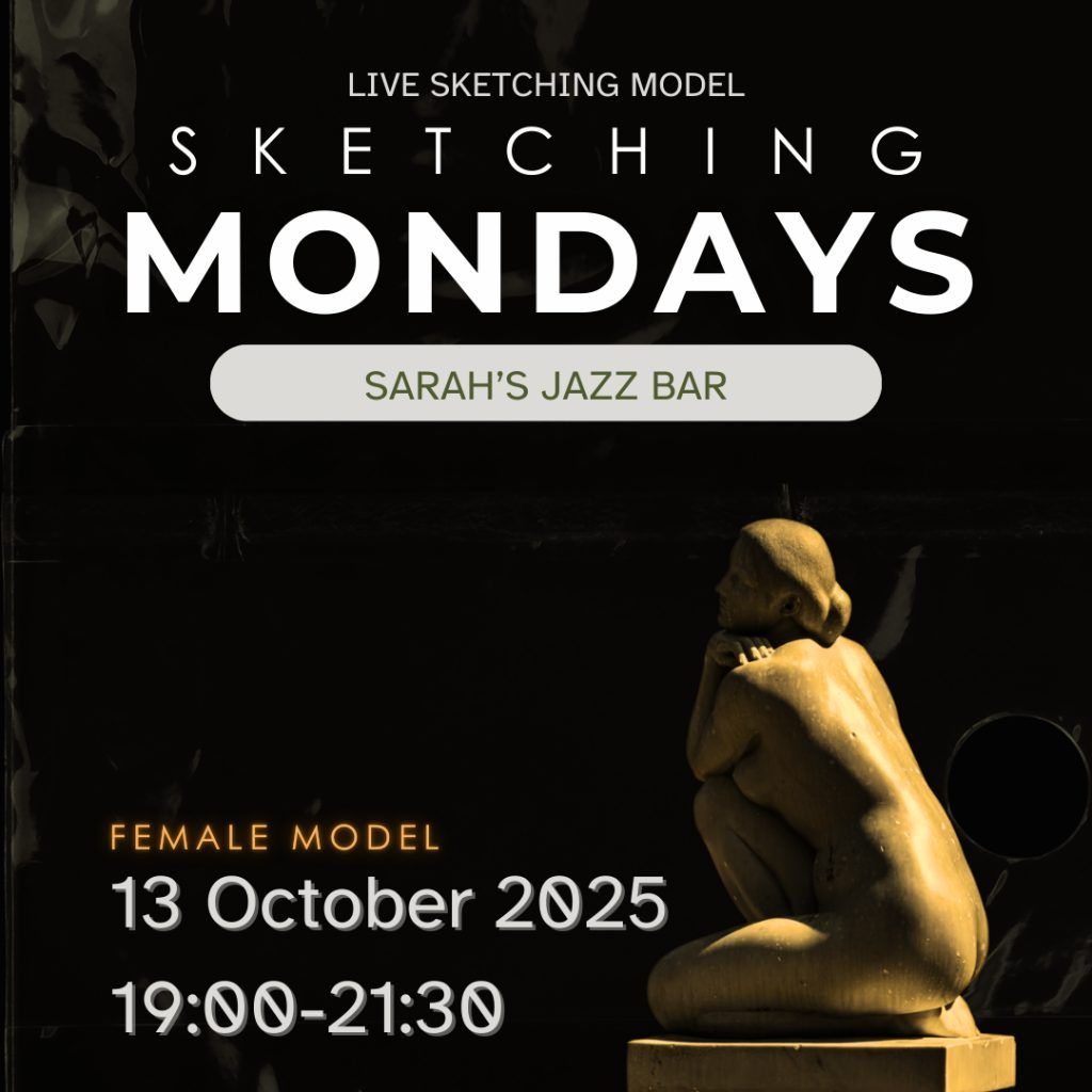 Art & Jazz Night: Sketching Mondays at Sarah’s Jazz Bar