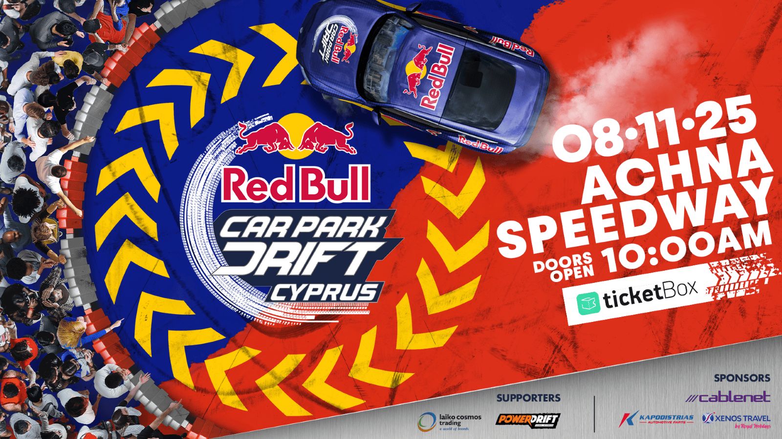 Red Bull Car Park Drift: Cyprus 2025 at Achna Speedway