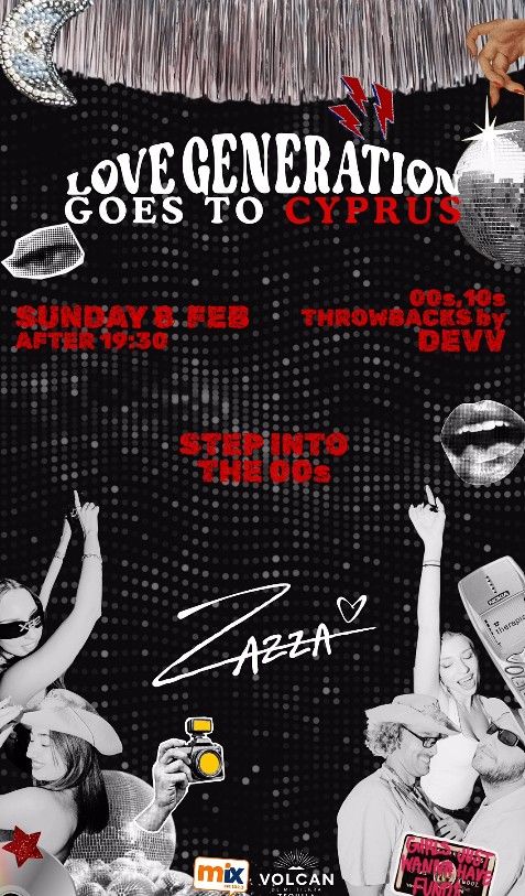 Love Generation Goes to Cyprus: 2000s Party at Zazza