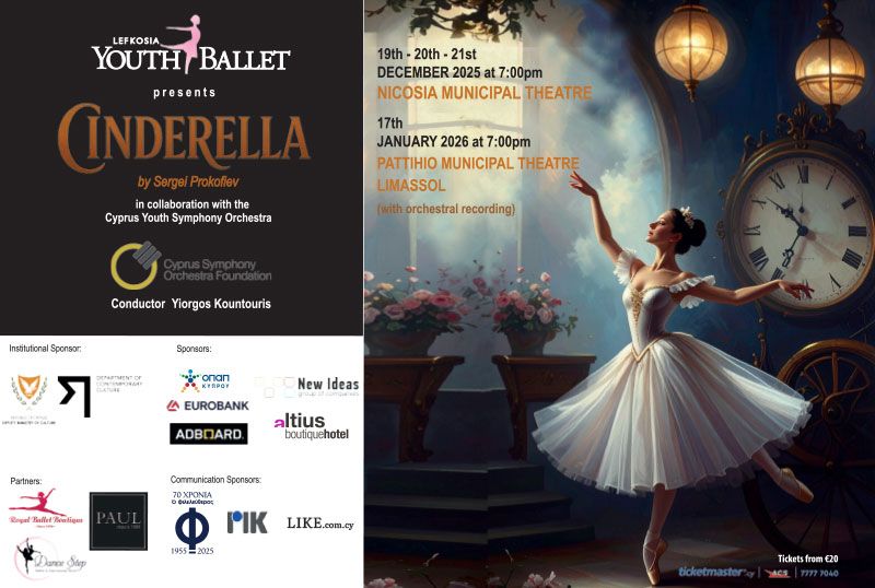 Cinderella: Classical Ballet Magic in Nicosia & Limassol