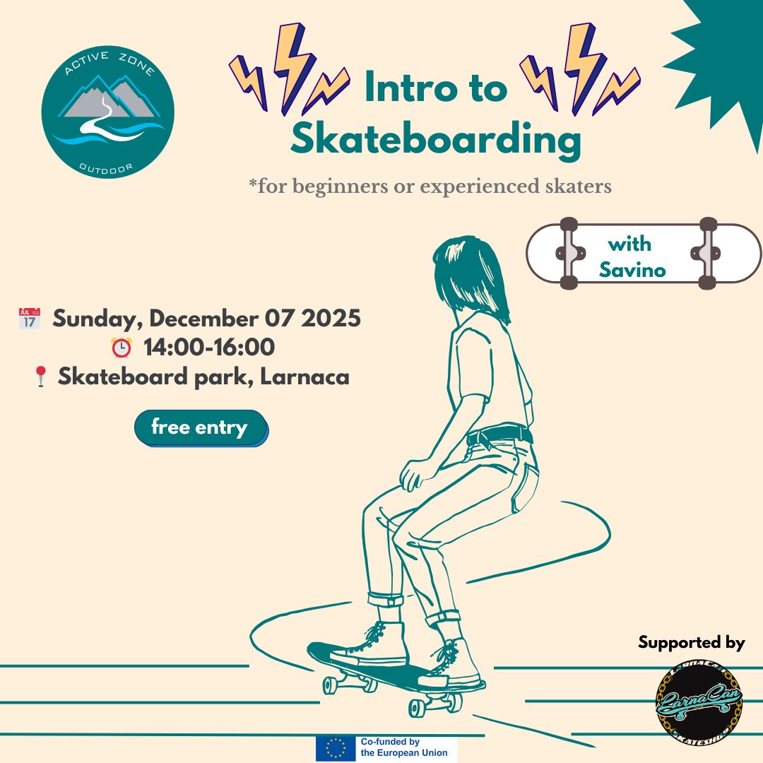 Skateboarding Session: Learn & Ride in Larnaca