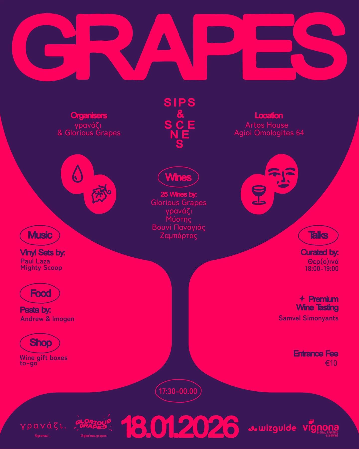 Grapes: Sips & Scenes Wine Event in Nicosia