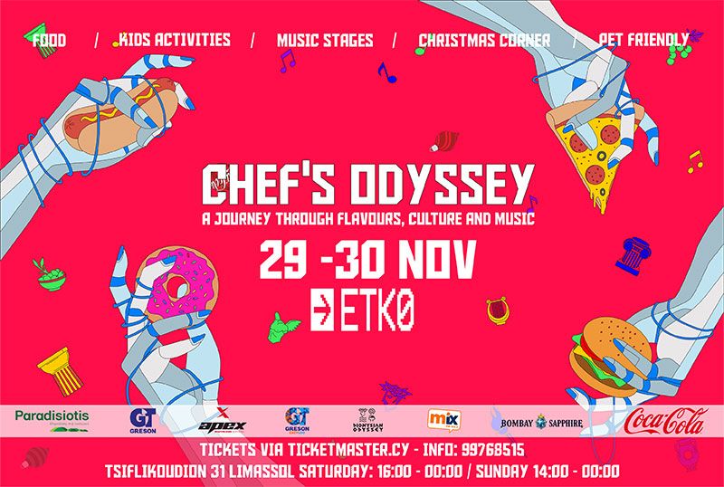 Chef’s Odyssey: Global Food & Music Festival at ETKO Limassol
