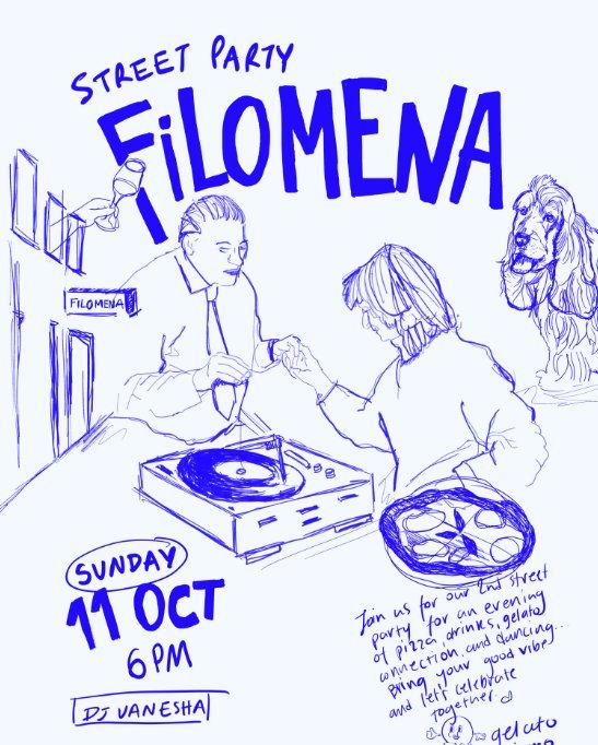 Filomena Street Party: Pizza, Gelato & DJ Night in Larnaca