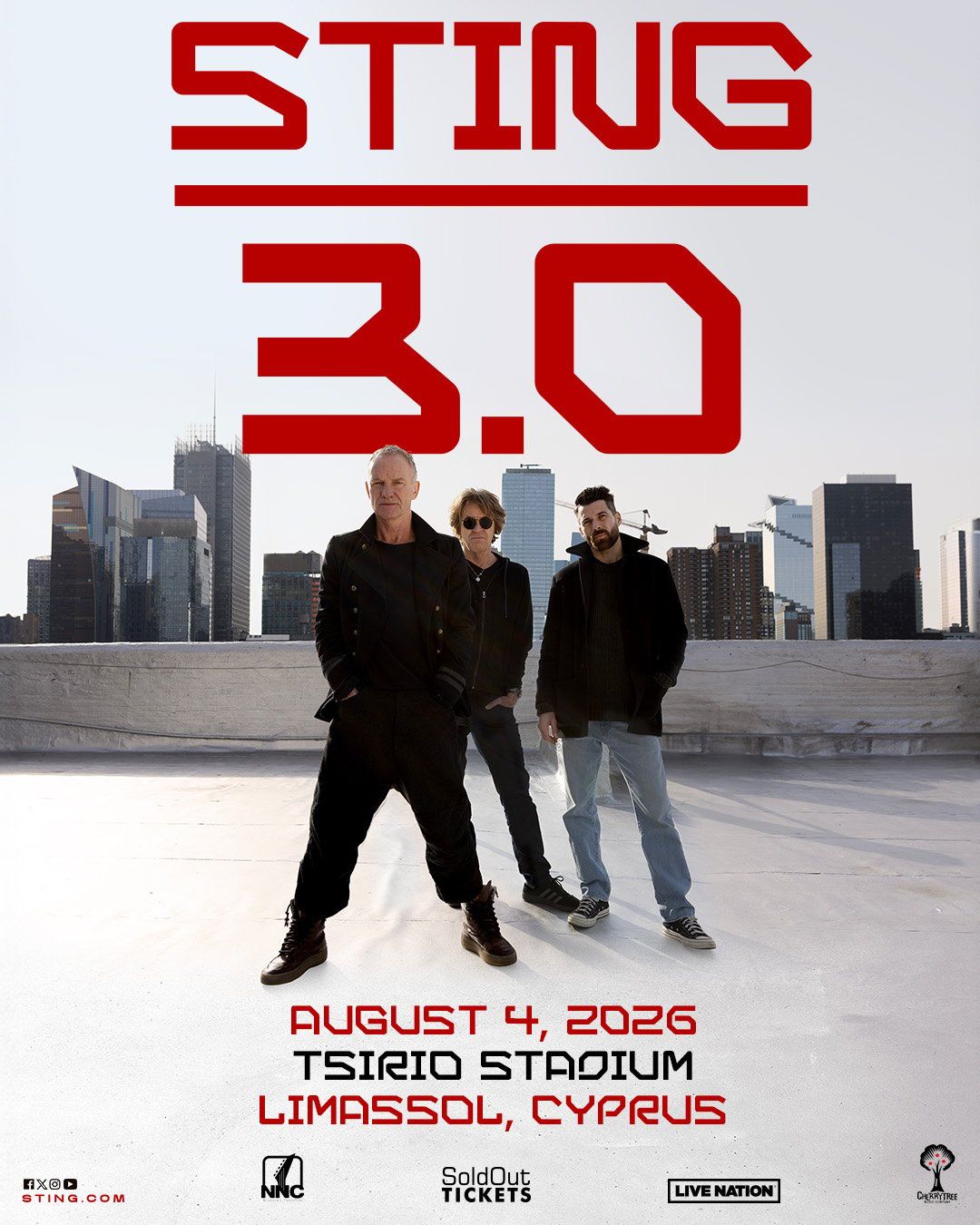 Sting 3.0 World Tour: Live in Limassol Cyprus 2026