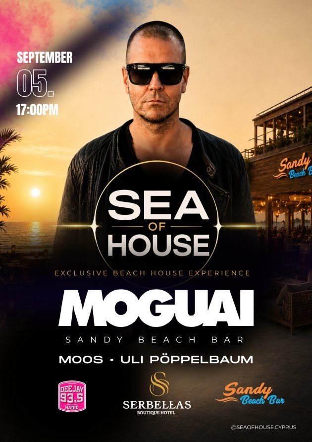Sea of House feat. MOGUAI: Sunset Beach House Party in Paphos