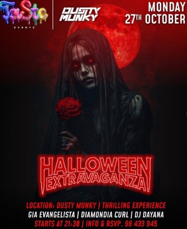 HALLOWEEN EXTRAVAGANZA at Dusty Munkey