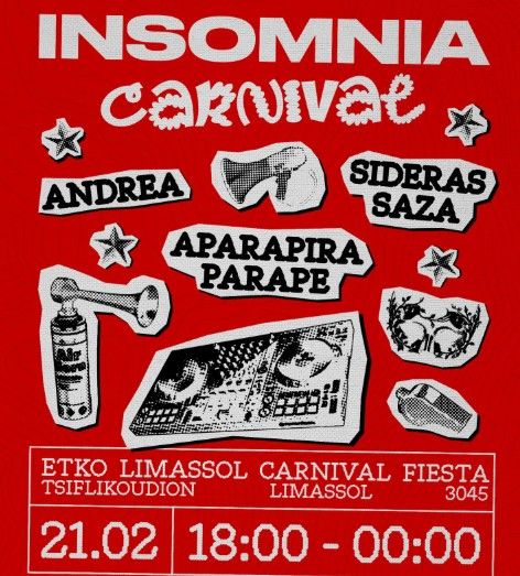Insomnia Carnival: DJ Fiesta at ETKO Limassol