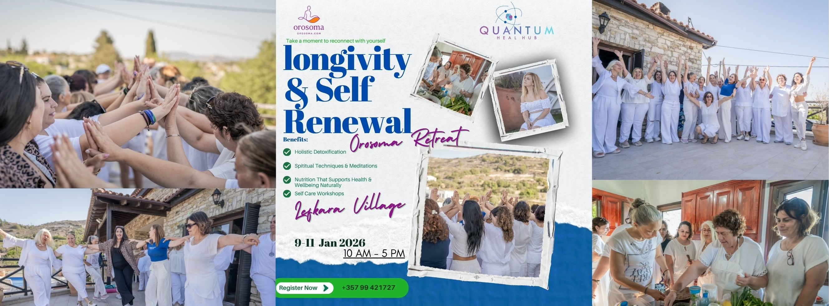 Orosoma Retreat: Longevity & Detox in Lefkara