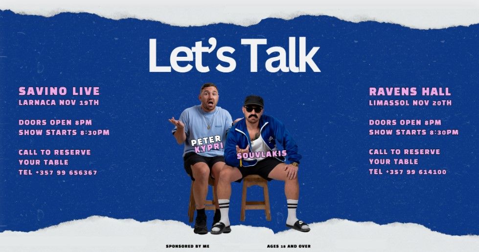 Let’s Talk: Stand-Up & Storytelling Live in Larnaca