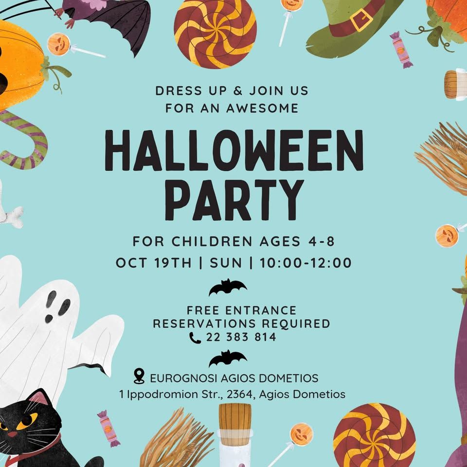 Halloween Party 2025: Eurognosi Agios Dometios