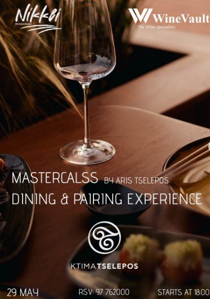 Nikkei Wine Masterclass: Greek Terroir with Peruvian-Japanese Dining in Ayia Napa