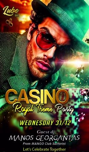 Casino Royal Theme Party: New Year’s Eve in Larnaca