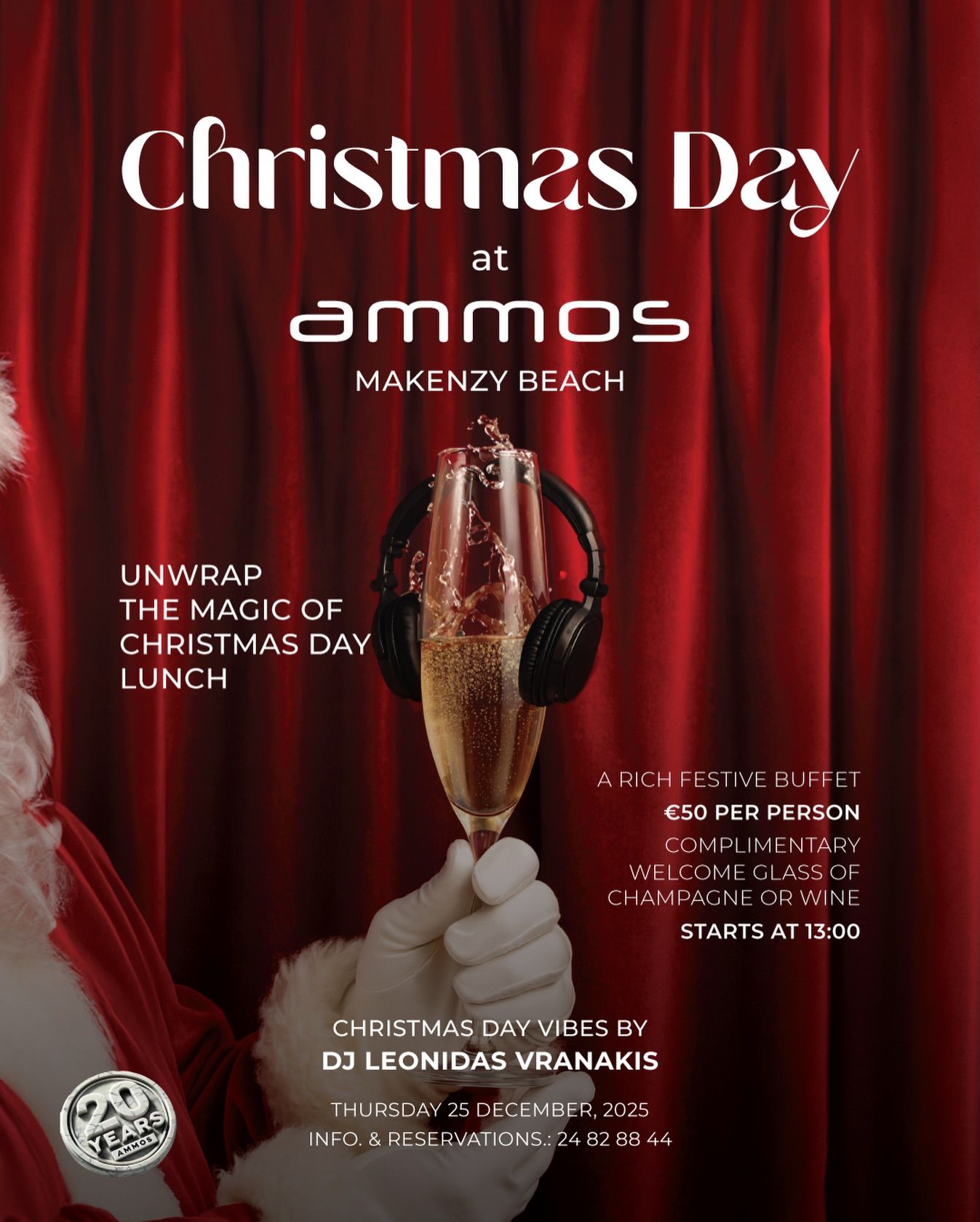 Christmas Day Lunch: Festive Buffet at Ammos