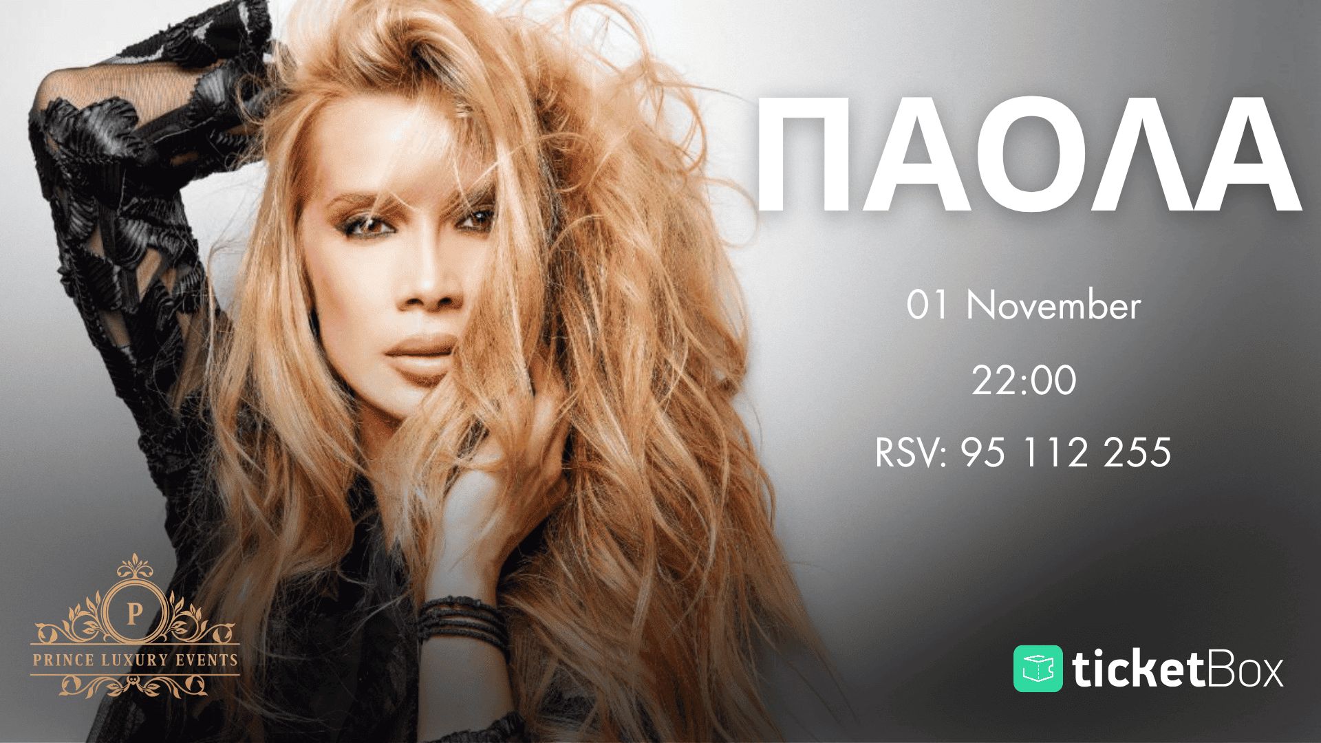 Paola Live in Nicosia: Explosive Night at Prince Luxury Events