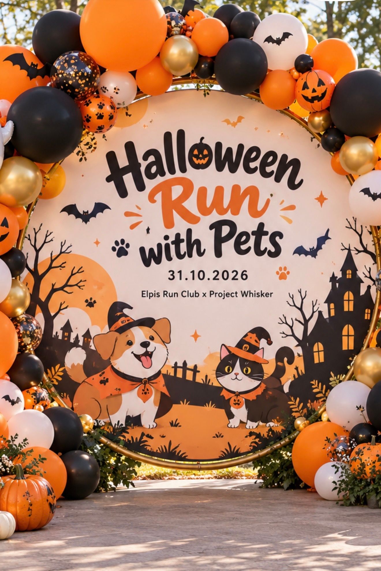 Halloween Run With Pets in Limassol