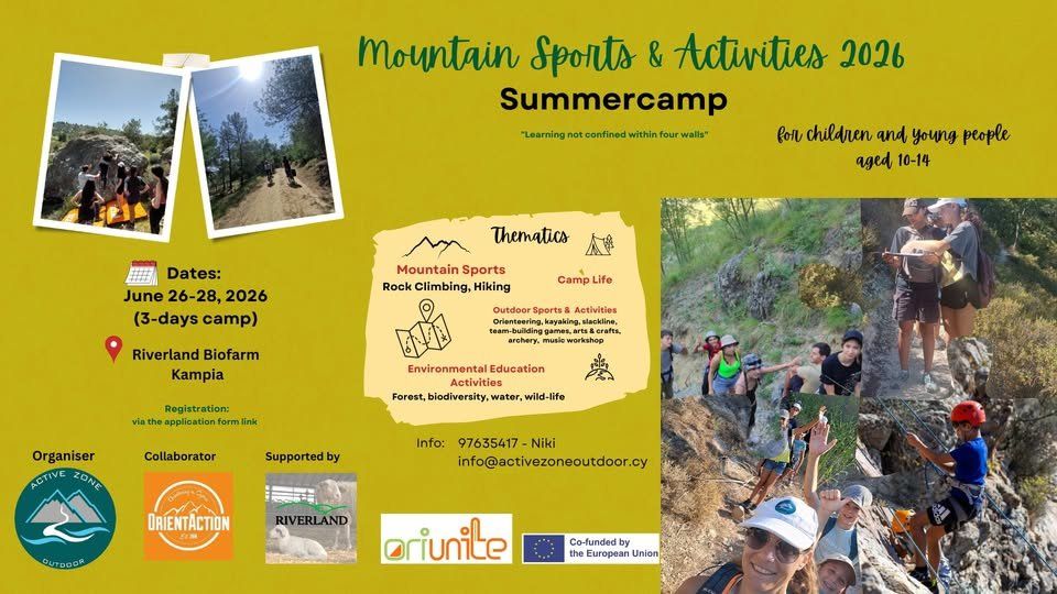 Mountain Sports Summer Camp: 3-Day Adventure in Kampia