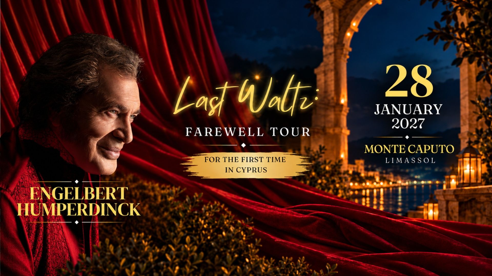 Engelbert Humperdinck: The Last Waltz Farewell Tour in Limassol