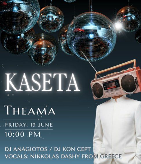 Kaseta Retro Event: 90s & 2000s Party at Theama Venue in Limassol