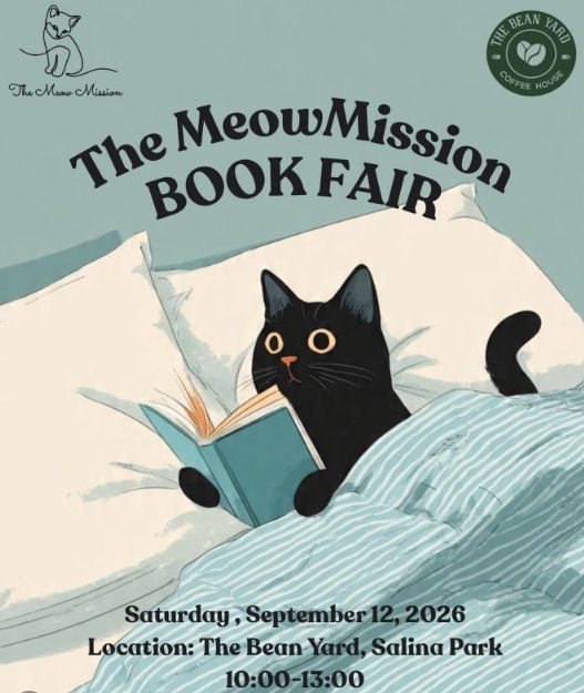 MeowMission Book Fair at The Bean Yard, Larnaca