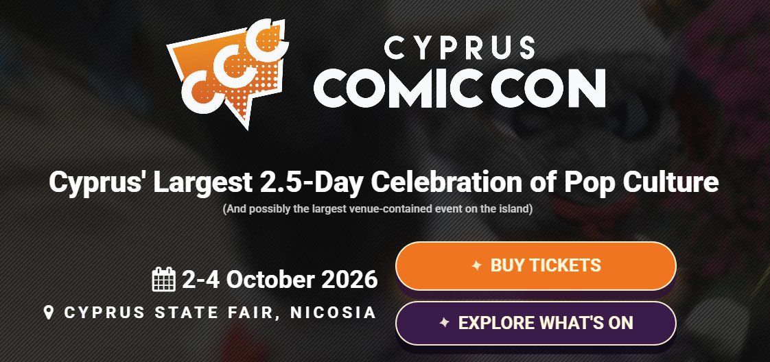 Cyprus Comic Con 2026: Pop Culture Festival at Cyprus State Fair